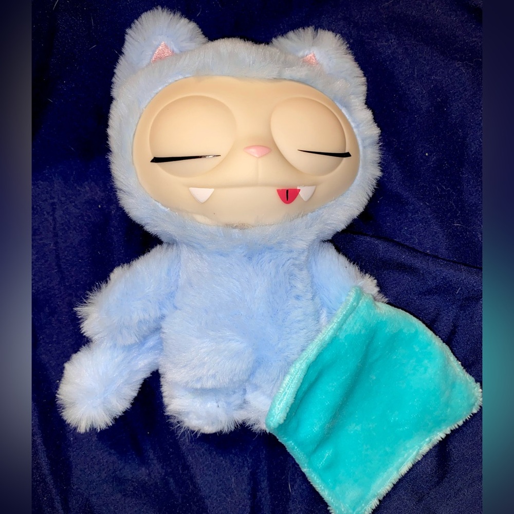 Wabi Sabi Kitty Klub Plush Keychain Bag Charm Cat Nap from Blind Boxes